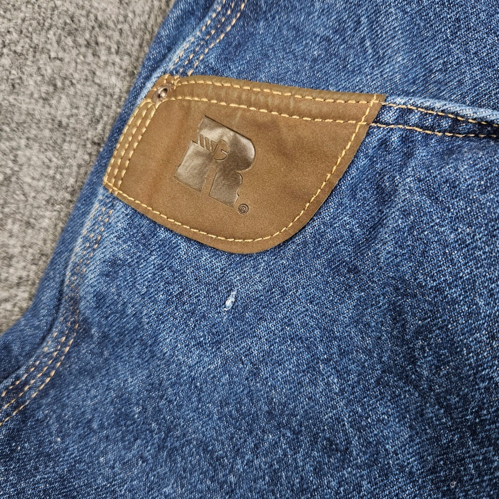 Wrangler Riggs Workwear Relaxed Fit Jean Men 42x30(40x29) Straight Leg Dark Wash - Picture 9 of 11